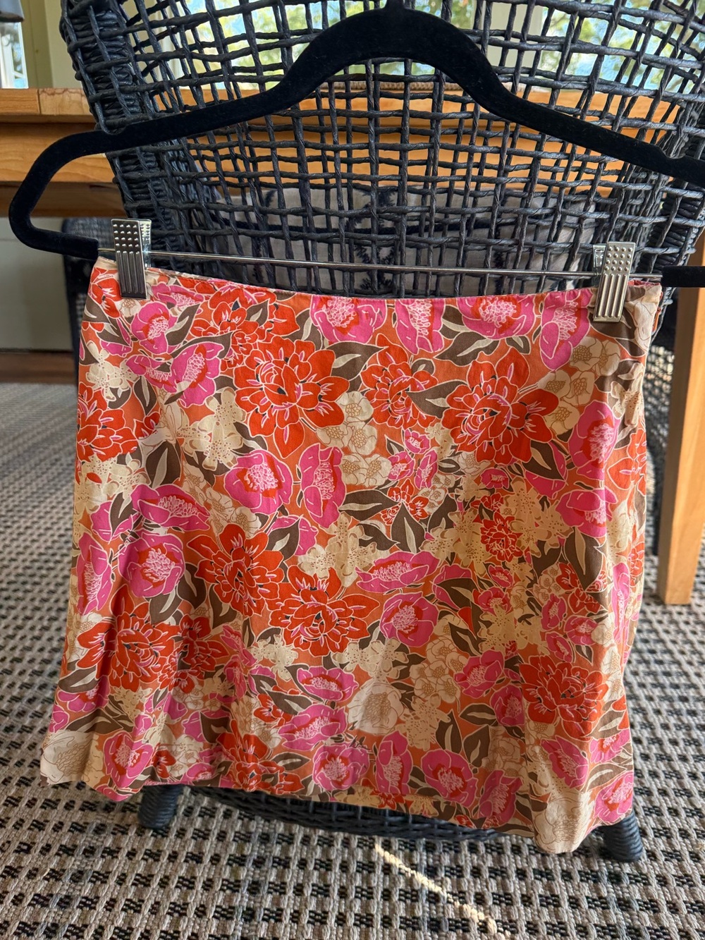 Floral Mini Skirt